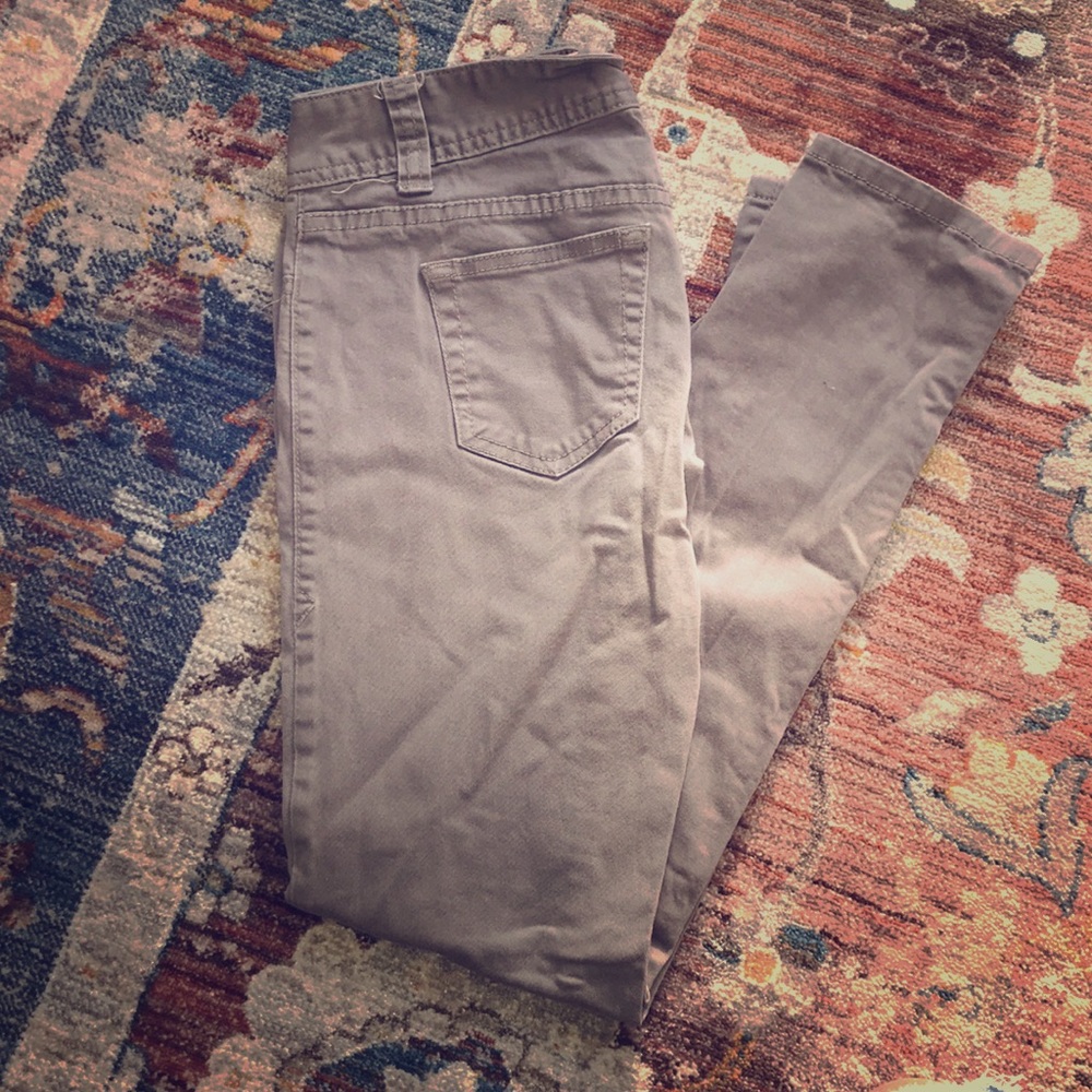 American Rag Gray Denim Skinny Jeans